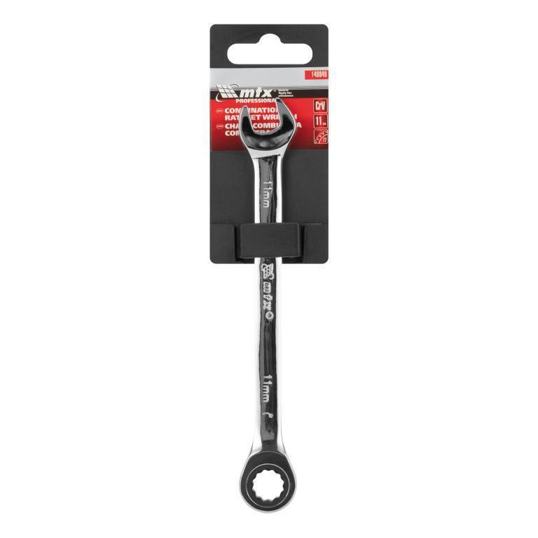 CHAVE COMBINADA C/CATRACA CROMADA 11 MM MTX