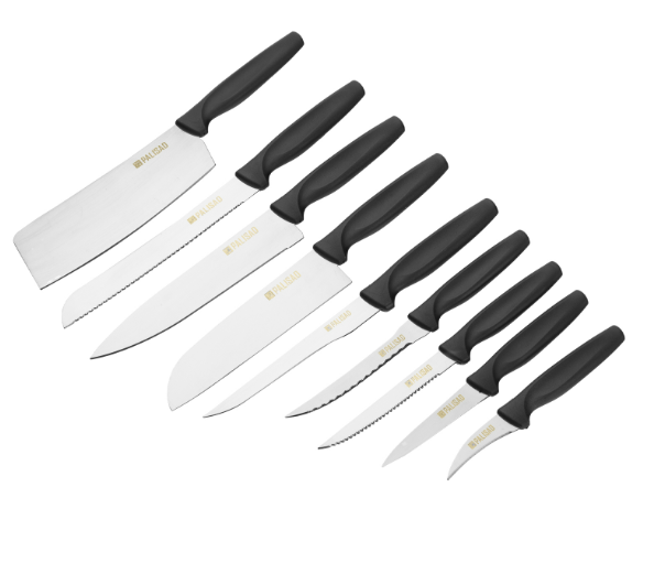 JOGO DE FACAS USO DOMESTICO 9PCS PALISAD