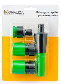 ESGUICHO C/2  RAPIDO + 1 CONECTOR (4 PÇS) MONALIZA