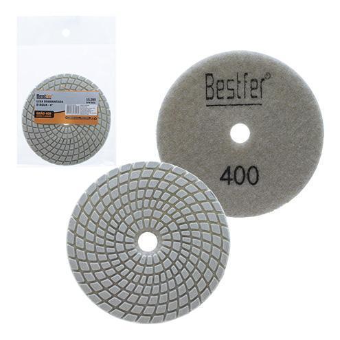 LIXA DIAMANTADA D'AGUA 4" - GRAO 400 BESTFER