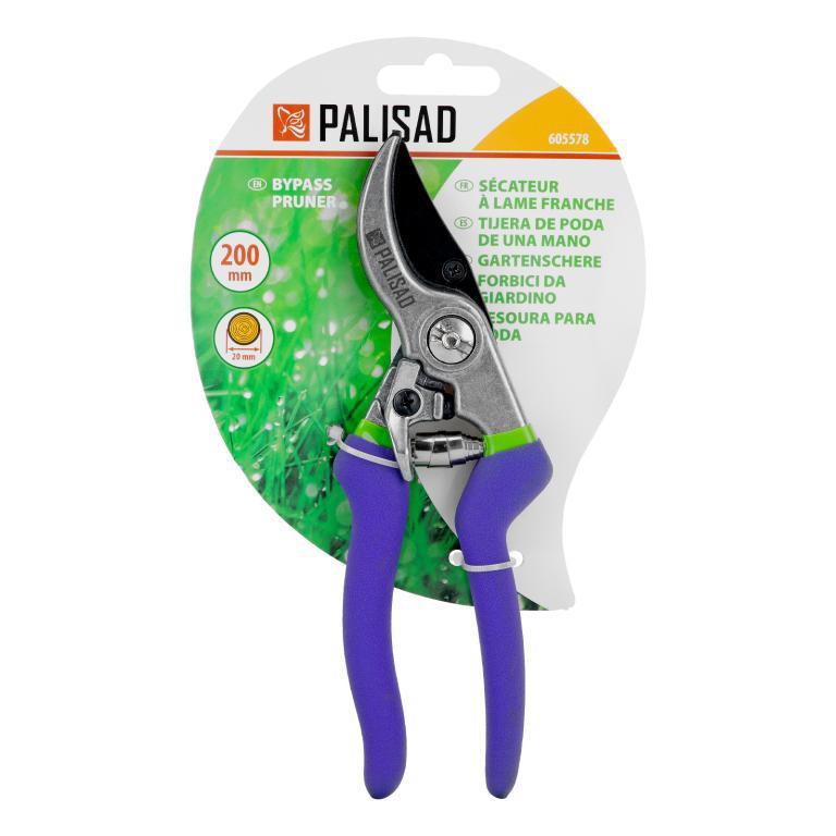 TESOURA PARA PODA, COMPRIMENTO 200 MM, COM MOLA, LAMINA COM REVESTIMENTO DE TEFLON//PALISAD