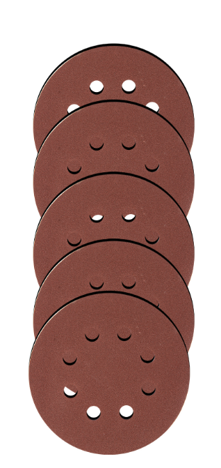 LIXA COM VELCRO PERFURADO GRAO 180 X 125MM 5 PCS MTX