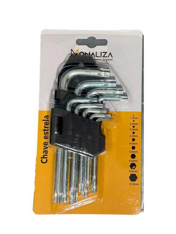 CHAVE TORX 9 PÇ MONALIZA
