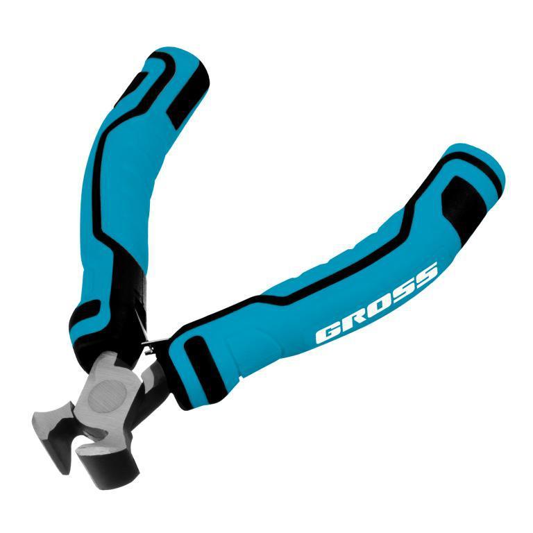 MINI ALICATE CORTE FRONTAL, REFORCADO, FOSFATIZADO, 4.ENCAIXE 1/2POL., 105MM, 1PC // GROSS