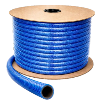 MANGUEIRA MAX GARDEN AZUL TRANÇADA 1/2 X 2,5MM - 200M MSFLEX