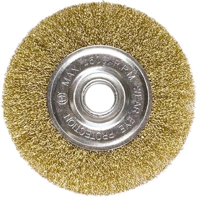 ESCOVA CIRCULAR ONDULADA DE AÇO 175MM MTX