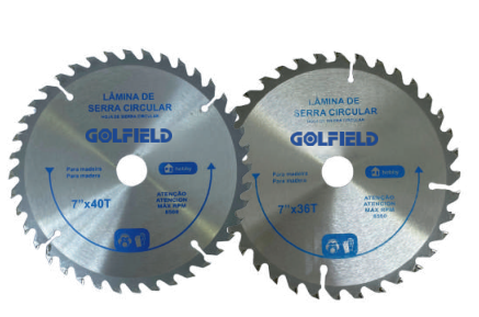 DISCO SERRA MADEIRA 180MM X 22,23MM X 36 DENTES GOLFIELD