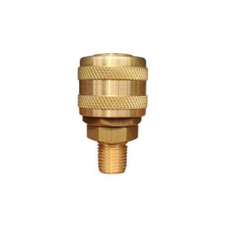 ENGATE RAPIDO AR C/ ROSCA MACHO 1/4" CROMADO GARDEN