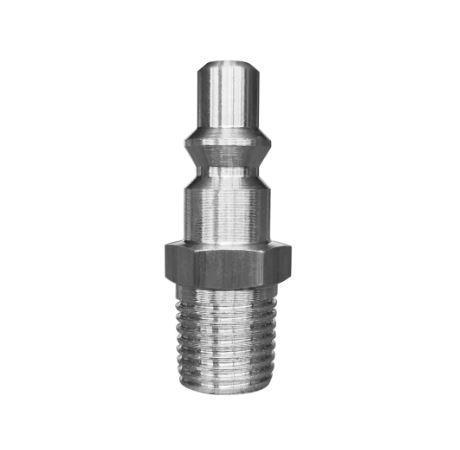 PINO ENGATE RAPIDO AR ROSCA MACHO 1/4" - ZAMAC GARDEN