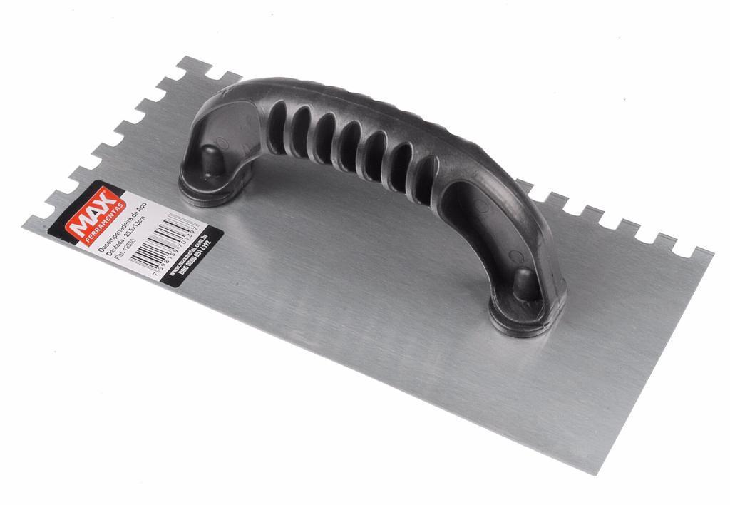 DESEMPENADEIRA DE ACO 48X12CM - DENTADA MAX