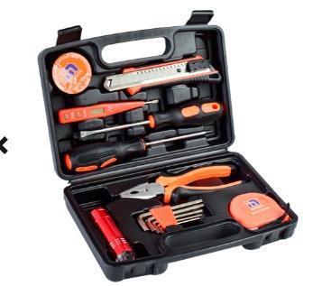 JOGO MALETA KIT FERRAMENTAS COM 10 PCS MONALIZA
