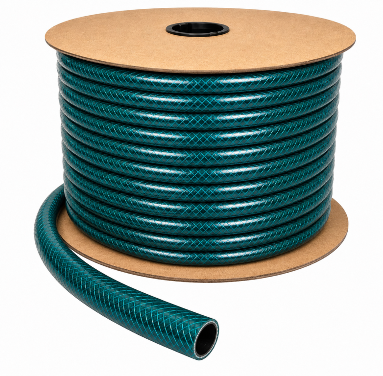 MANGUEIRA MAX GARDEN 3/4 X 2,5 VERDE TRANÇADA 100MT - MSFLEX
