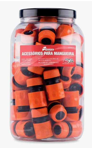 ENGATE RAPIDO PARA MANGUEIRA 1/2" POTE 45 PCS FORCELINE