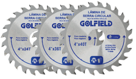 DISCO SERRA MADEIRA 110MM X 22,23MM X 40 DENTES GOLFIELD
