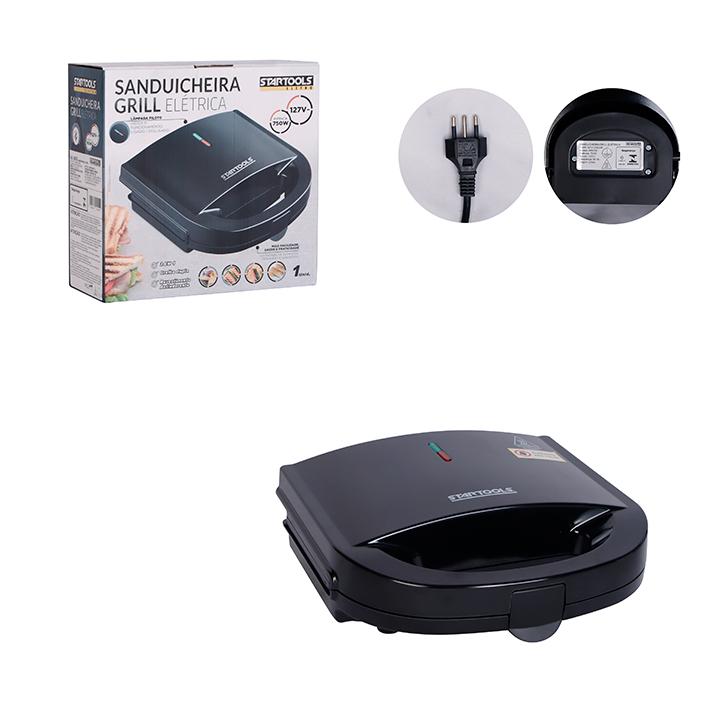 SR0762 - SANDUICHEIRA 110V  /GRILL ELETRICA 750W COLOR CX4