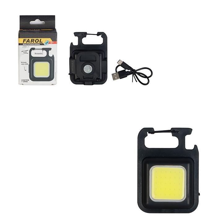 SR1070 - FAROL MULTIFUNCIONAL COB 4,2V~ 3W CX96 - 2X48