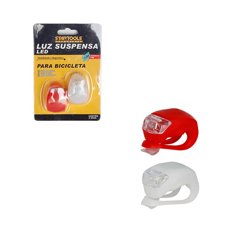 SR1049 - CONJUNTO LUZ SUSPENSA DE LED PARA BICICLETA 1,5V~ 1,5W CX72