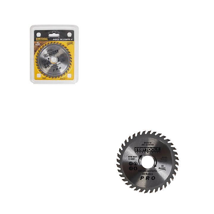SR1081 - DISCO PARA CORTE 4'' DE MADEIRA 36 DENTES 110 X 22,23 X 2,0 mm 13.000 MAX RPM CX100 - 10X10