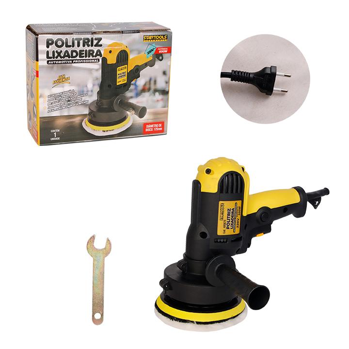 SR0876 - POLITRIZ 220V LIXADEIRA AUTOMATIVA PROFISSIONAL 5 POL 600W CX4