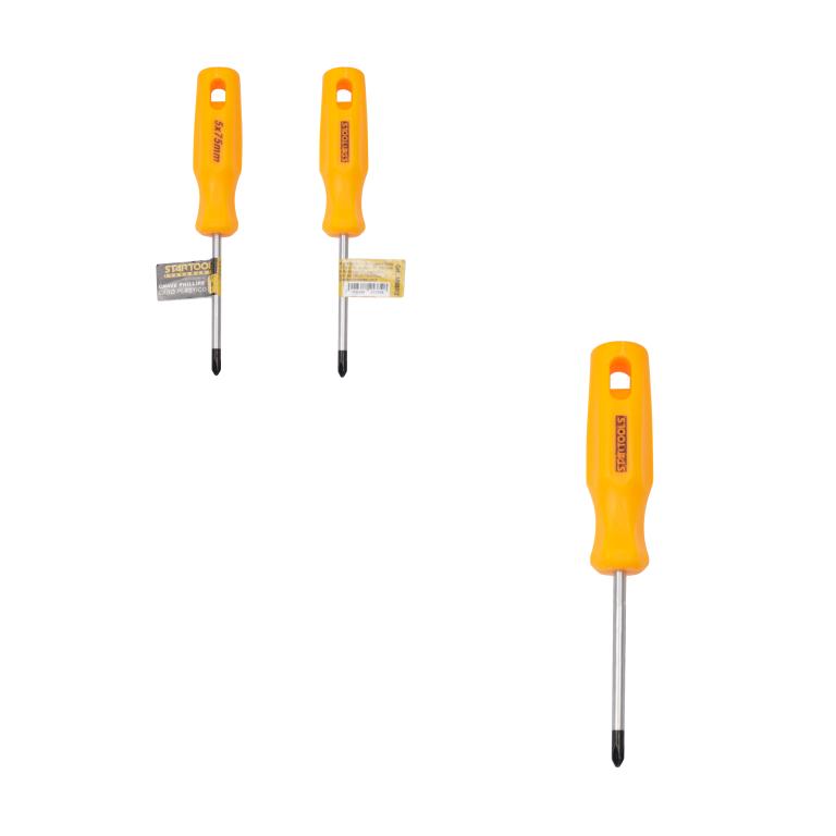 SR0812 - CHAVE PHILLIPS CABO PLASTICO 3/16' X 3' - 5X75MM CX72 - 6X12