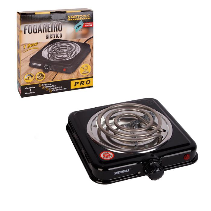 SR0537 -  FOGAREIRO 220V ELETRICO 1000W 1BOCA 50/60HZ CX12