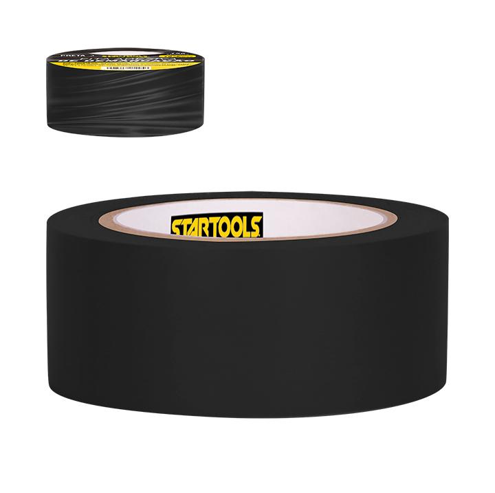 SR0913 - FITA DE DEMARCAÇÃO ADESIVA PRETA 15MTS X 48MM 150 MICRONS CX36