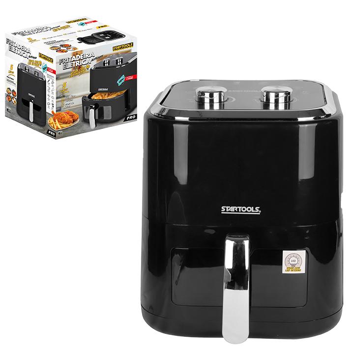 SR0760 - FRITADEIRA 127V ELETRICA S/OLEO AIRFRYER COM RETROVISOR LED 5L 1350W CX1