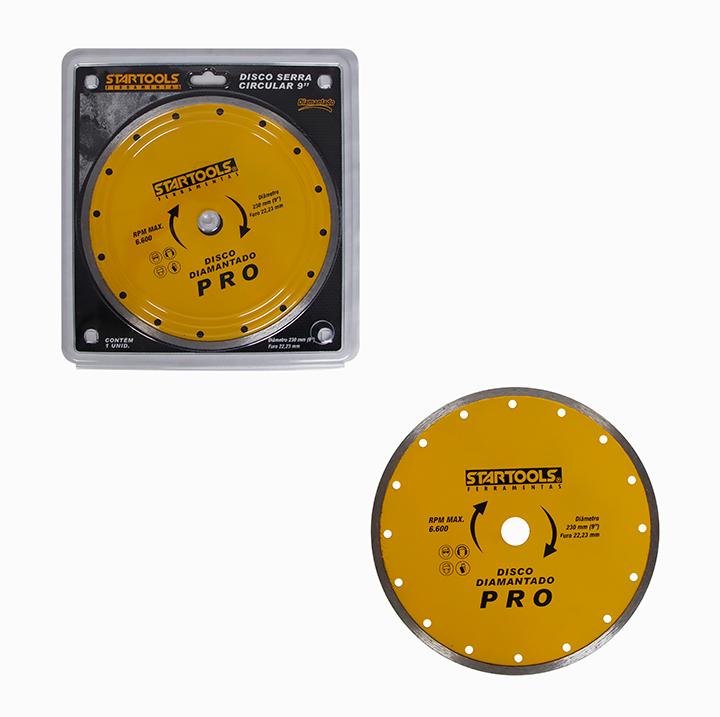 SR1079 - DISCO/SERRA CIRCULAR 9'' DIAMANTADO 230 X 22,23 X 2,8 mm 6.600 MAX RPM CX36 - 6X6