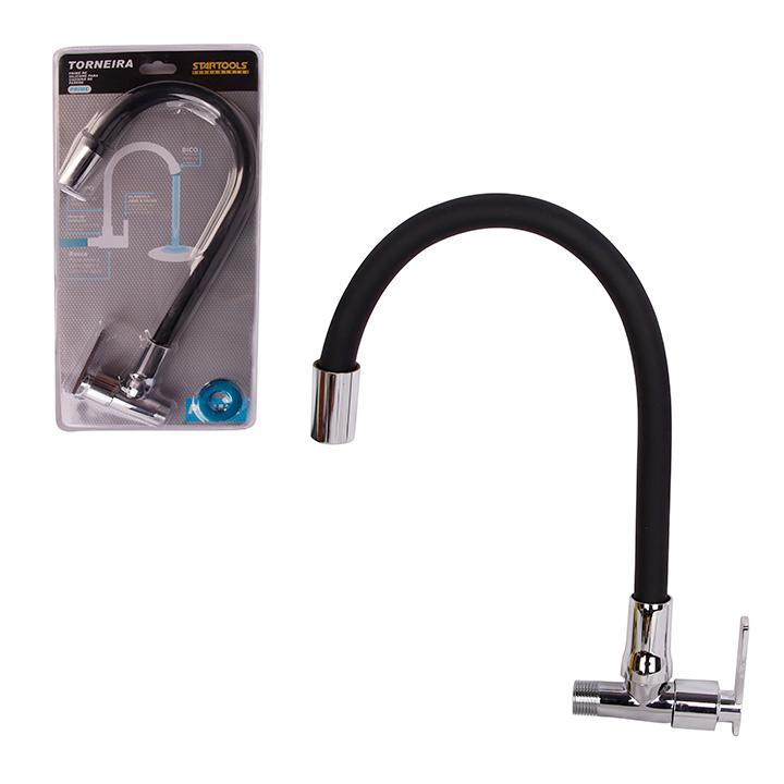 SR0791 - TORNEIRA PRIME DE SILICONE P/COZINHA DE PAREDE CX12