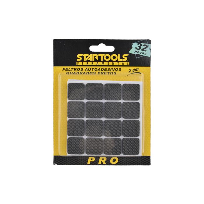 SR0162 - PROTETOR EVA QUADRADO PRETO 2 CM 32PCS CX80 - 4X20