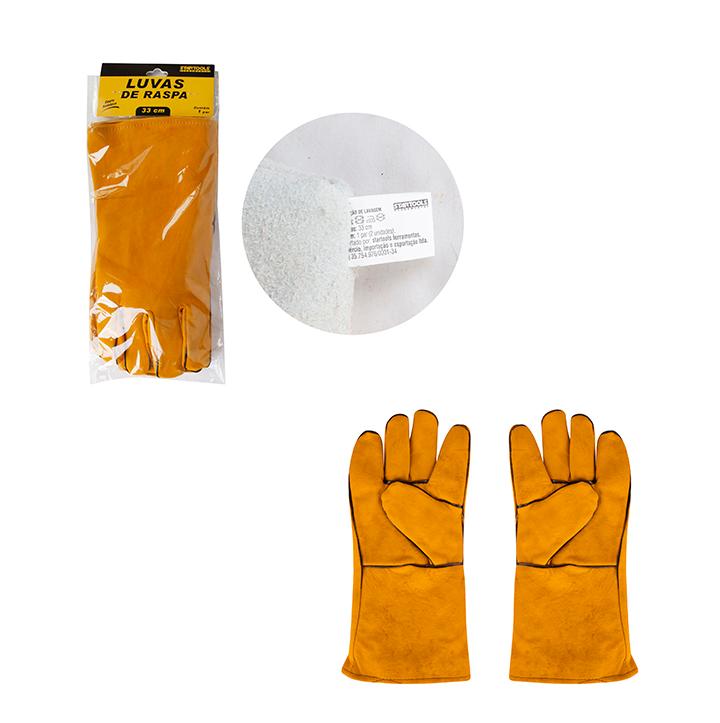 SR1200 - LUVA DE RESPA COMPRIDA 33CM CX120 - 10X12