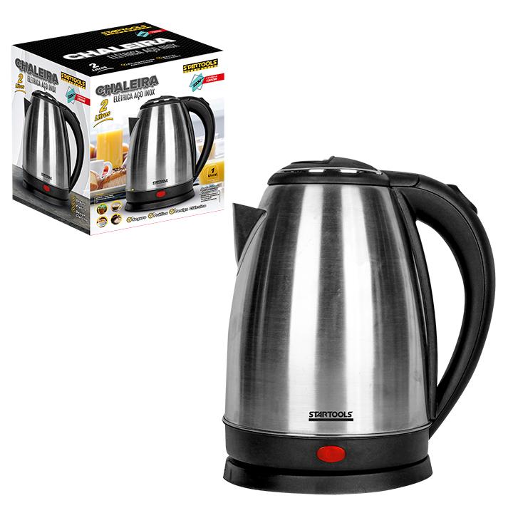 SR0560 - CHALEIRA 220V JARRA ELETRICA INOX 2L CX10