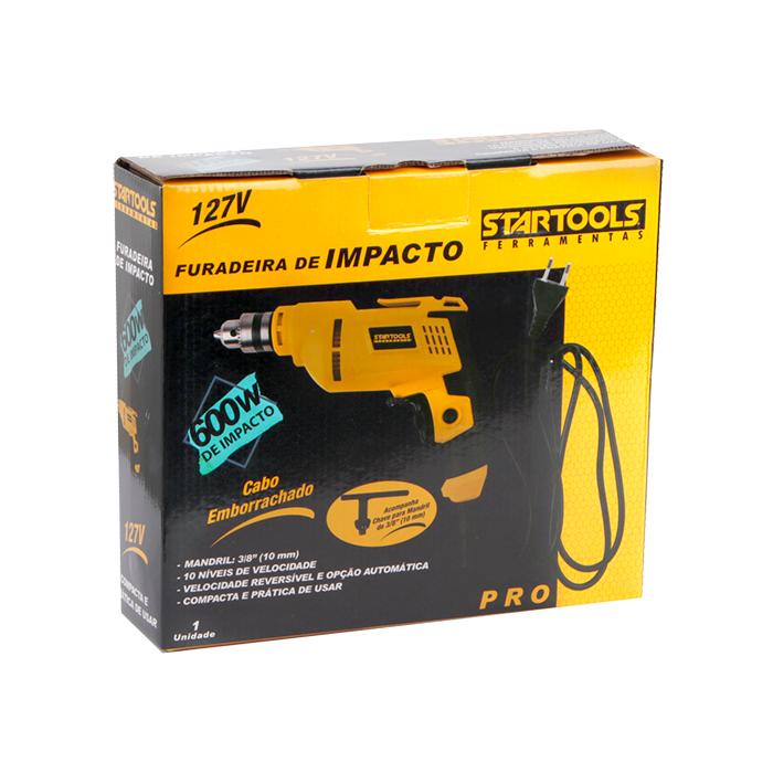 SR0384 -FURADEIRA 127V DE IMPACTO CX6 - 2X3