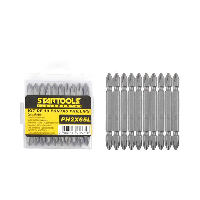SR0349 - KIT DE PONTEIRAS PHILLIPS PH2X65L COM 10 PCS CX72 - 2X36