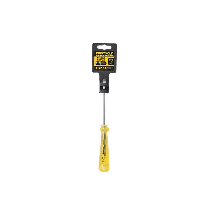 SR0007 - CHAVE FENDA 4"X5MM CRV CX72 - 6X12