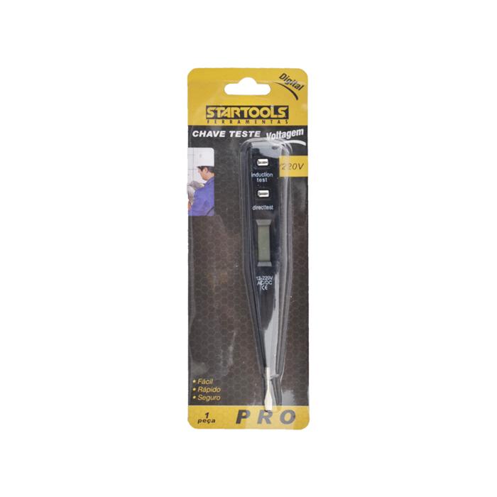 SR0232 - CHAVE TESTE PRETA 127-240 VOLTS CX80 - 4X20