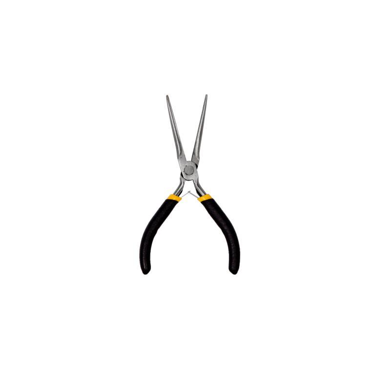 SR0552 - ALICATE DE BICO MEIA CANA RETO 6' C/MOLA E CABO EMBORRACHADO  DE AÇO CARBONO CX48 - 2X24