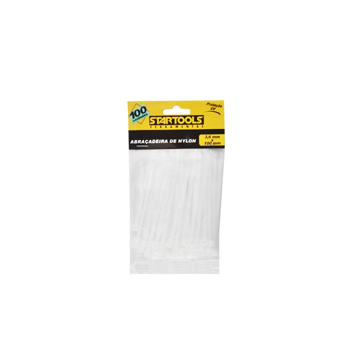 SR0153 - ABRACA NYLON BRANCA 3,6X100MM CX120 - 4X30
