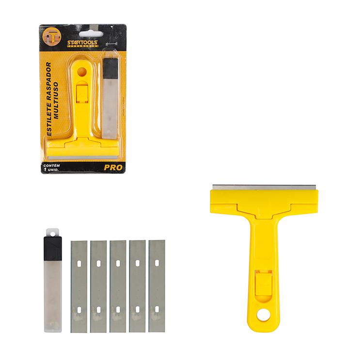 SR1045 - ESTILETE RASPADOR MULTIUSO C/10 LAMINAS CX48 - 2X24