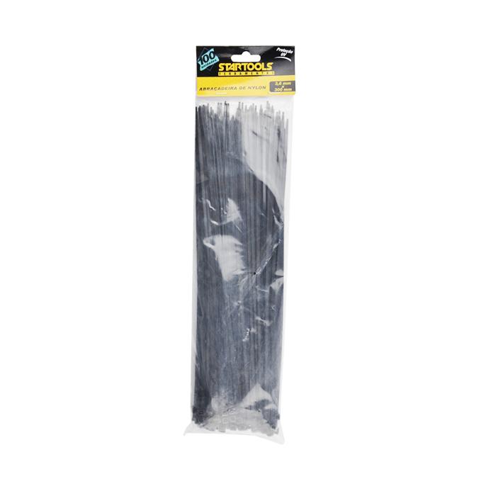 SR0147 - ABRACA NYLON PRETA 3,6X300MM CX120 - 4X30