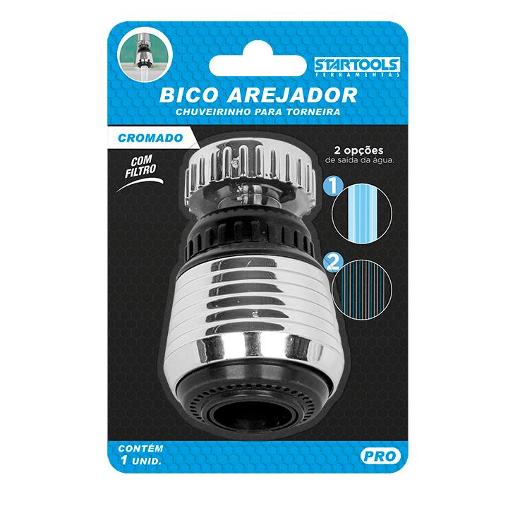 SR0948 - CHUVEIRINHO BICO AREJADOR CROMADO PARA TORNEIRA COM FILTRO CX96