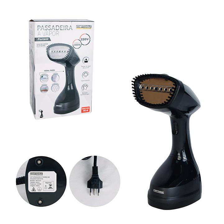 SR1012 - VAPORIZADOR 220V E FERRO DE PASSAR PORTATIL CX6