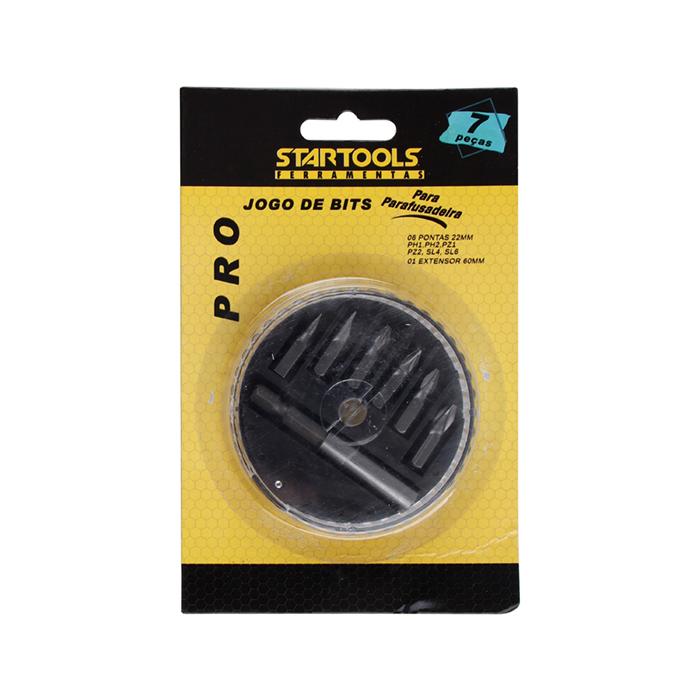 SR0405 -JOGO DE BITS PARA PARAFUSADEIRA 7 PEÇAS CX120 - 2X60