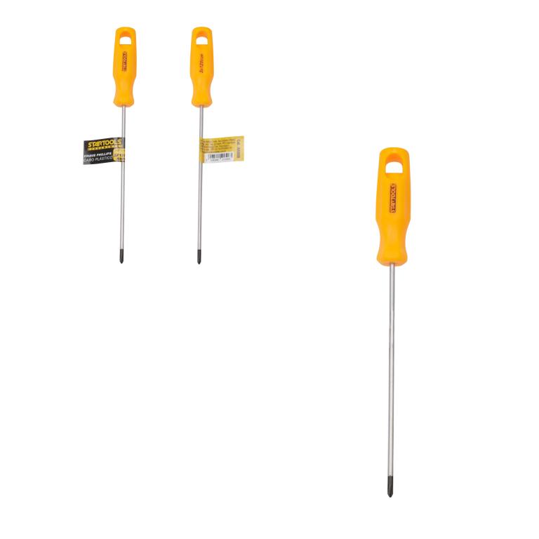 SR0808 - CHAVE PHILLIPS CABO PLASTICO 1/8' X 5 - 3X125MM CX96 - 8X12