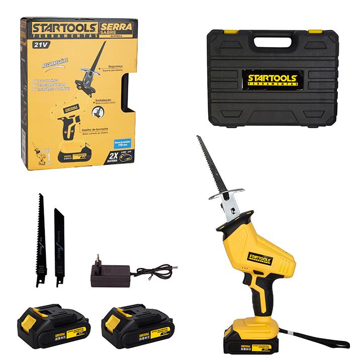 SR1027 - SERRA SABRE ELETRICA RECARREGAVEL 21V CX4