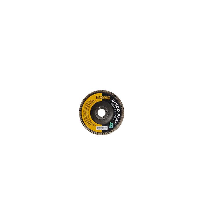 SR1136 - DISCO FLAP CONICO 4'' 80 GRAO CX120 - 12X10