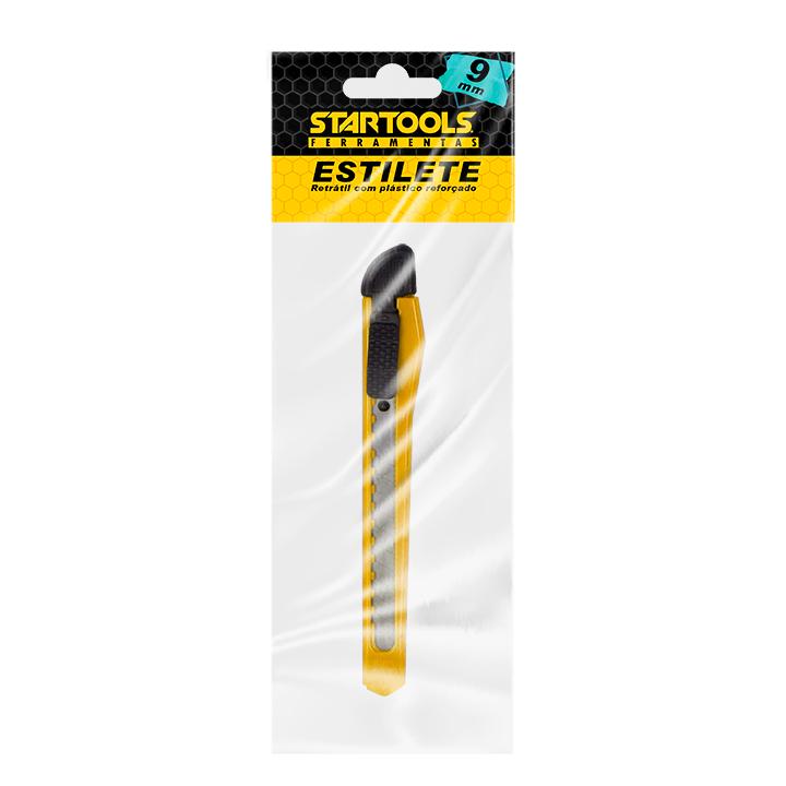 SR0632 - ESTILETE DE PLASTICO C/LAMINA 9MM CX144 - 4X36