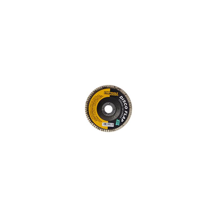 SR1138 - DISCO FLAP CONICO 4'' 120 GRAO CX120 - 12X10