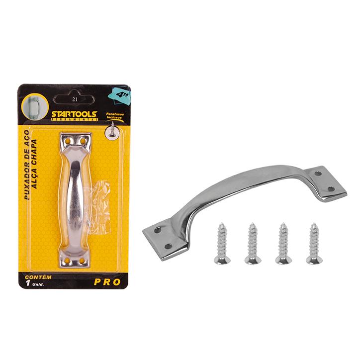 SR0688 - PUXADOR DE ACO ALCA CHAPA 4' 1 PC CX96 - 2X48