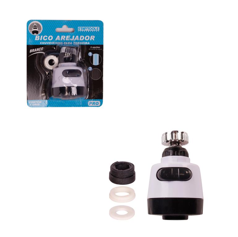 SR0950 - CHUVEIRINHO BICO AREJADOR BRANCO PARA TORNEIRA CX72